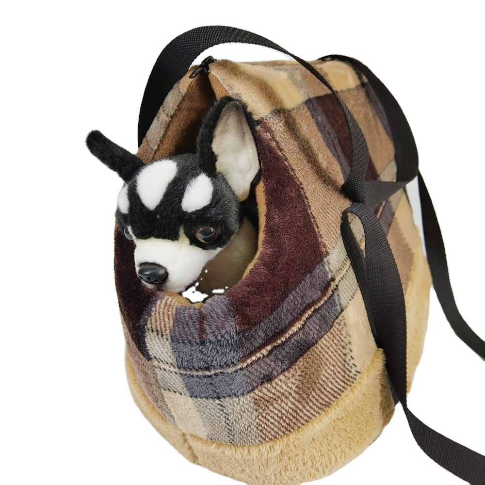 Small Dog Cat Hands Free Pet Puppy Outdoor Travel Bag Tote Reversible pet sling carrier