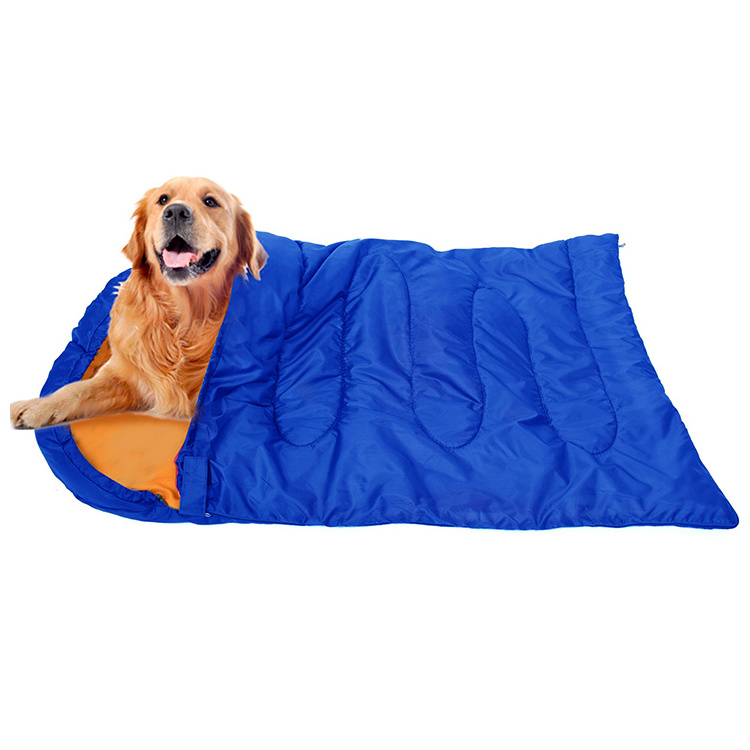 Multifunctional 2 in 1 Pet Dog Sleeping Bag Cave Mat Warm Durable Foldable Outdoor Washable Bed Dog Travel Bag