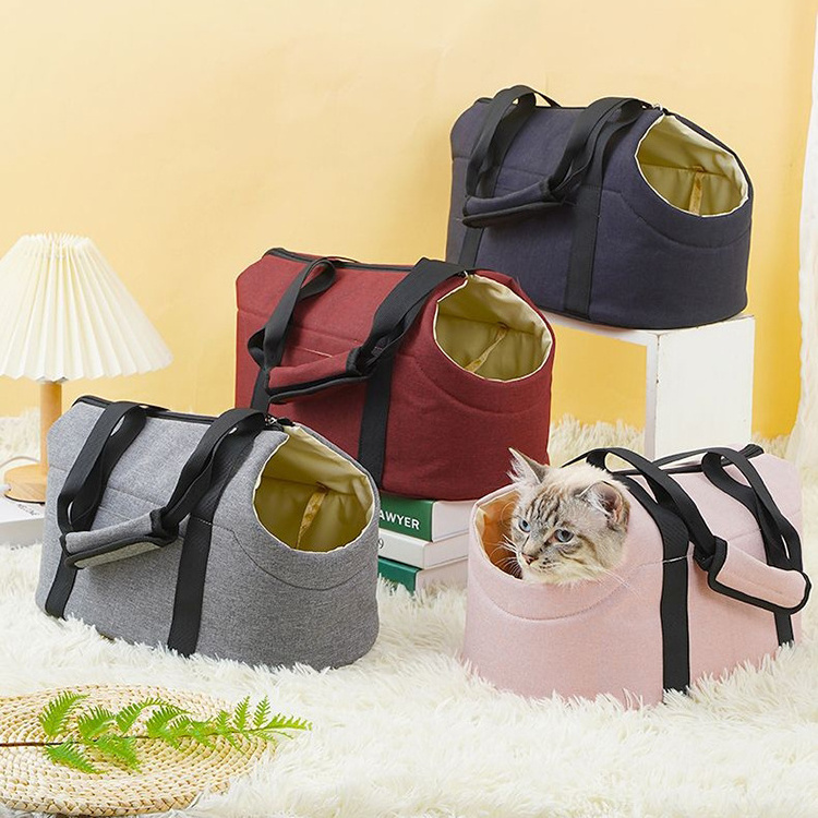 Wholesale Custom Soft Cat Sling Carrier Bag Outdoor Hands-Free Portable Custom Travel Carrier Bags for Dogs Cats