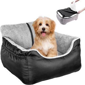 Popular Dog Car Seat Bed Fully Detachable and Washable Pet Car Booster Seat for Small Medium Pets