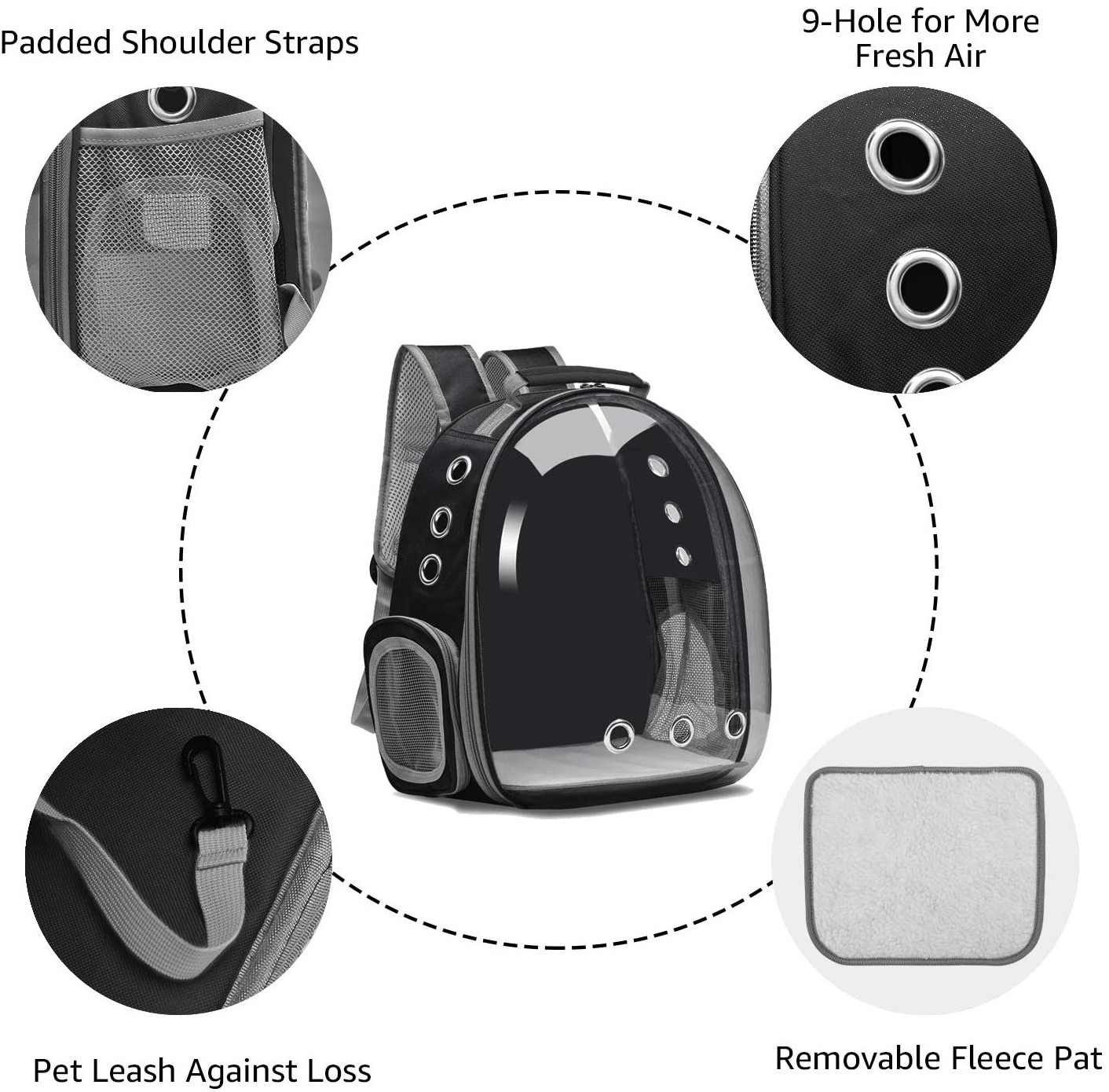 Wholesale OEM Expandable Cat Carrier Bag Summer Breathable Outdoor Travel Portable Pet Dog Cat Carrier Bag Backpack