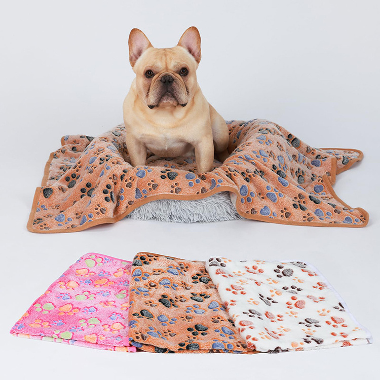 Unmatched Comfort Pet Dog Bed Blankets Skin-Friendly Fabric Ultra Soft Plush Warm Washable Blankets for Dogs