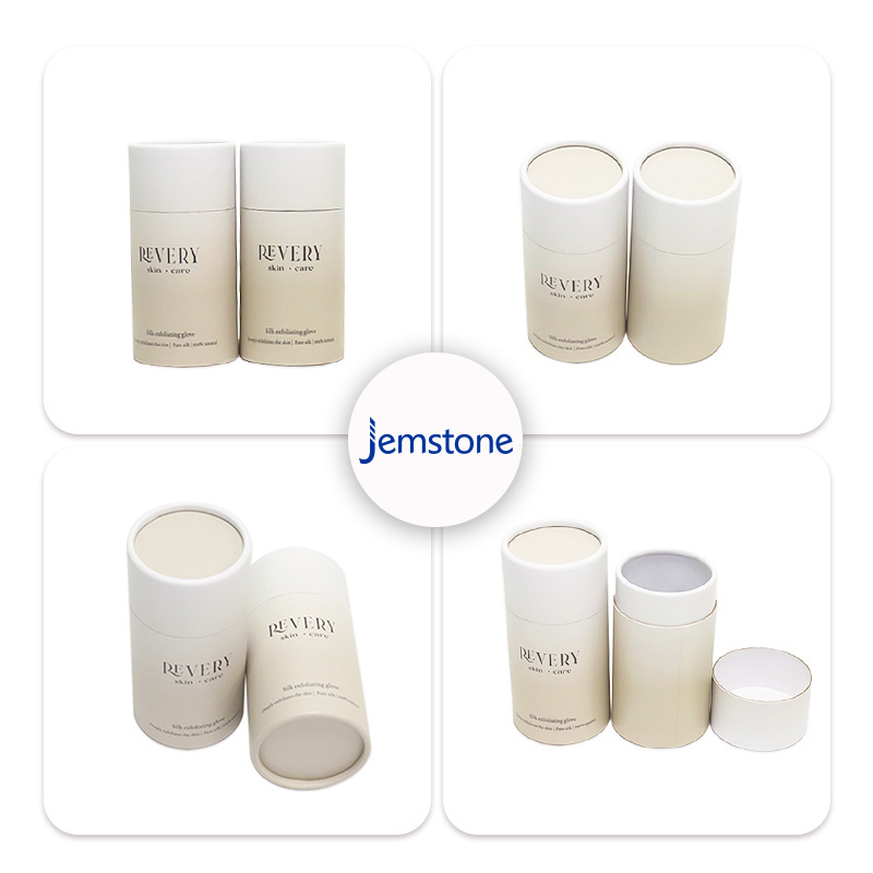 Custom Desgin Cylinder Box Tube Packing Cosmetic Skincare Eyeliner Diffuser Cardboard Round Paper Tube Packaging