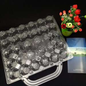 30 Holes Egg Tray Egg Packaging for Sale Material Plastic PVC PET Food Grade Pet Egg Tray Supplier in Turkey within 7 Days