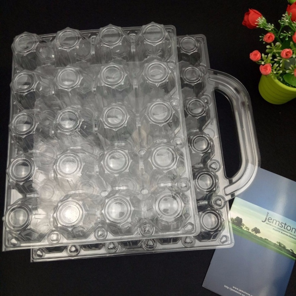 30 Holes Egg Tray Egg Packaging for Sale Material Plastic PVC PET Food Grade Pet Egg Tray Supplier in Turkey within 7 Days