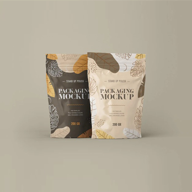 Resealable Food Grade Packaging Stand Up Pouch Matt Surface Zipper Bag With Valve Foil Ziplock Coffee Bag