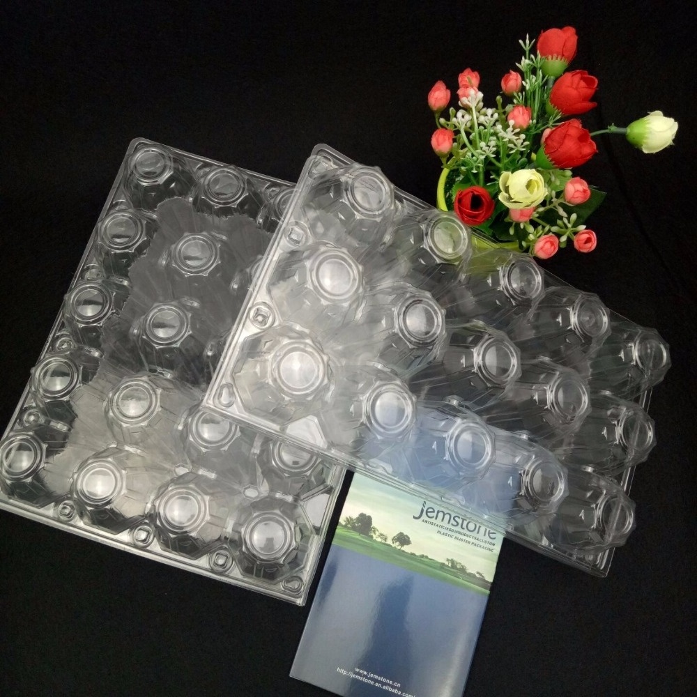 30 Holes Egg Tray Egg Packaging for Sale Material Plastic PVC PET Food Grade Pet Egg Tray Supplier in Turkey within 7 Days