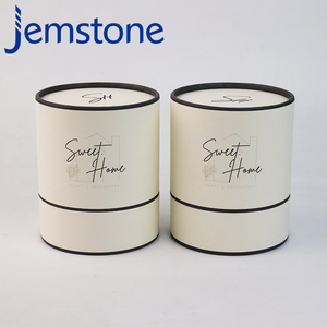 Manufactory Custom Logo Printing Kraft Cardboard Paper Tube Packaging Biodegradable Cylinder Packaging For Candle