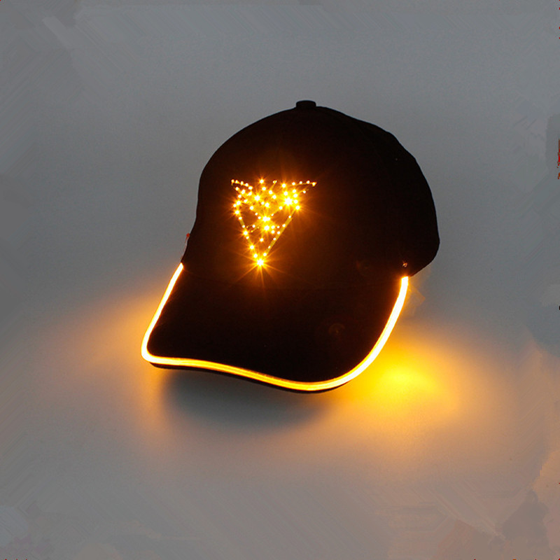 Hot Sale Fashion Sports LED Lighting Cap,Baseball Caps With Led Lights,Led Light Up Hat