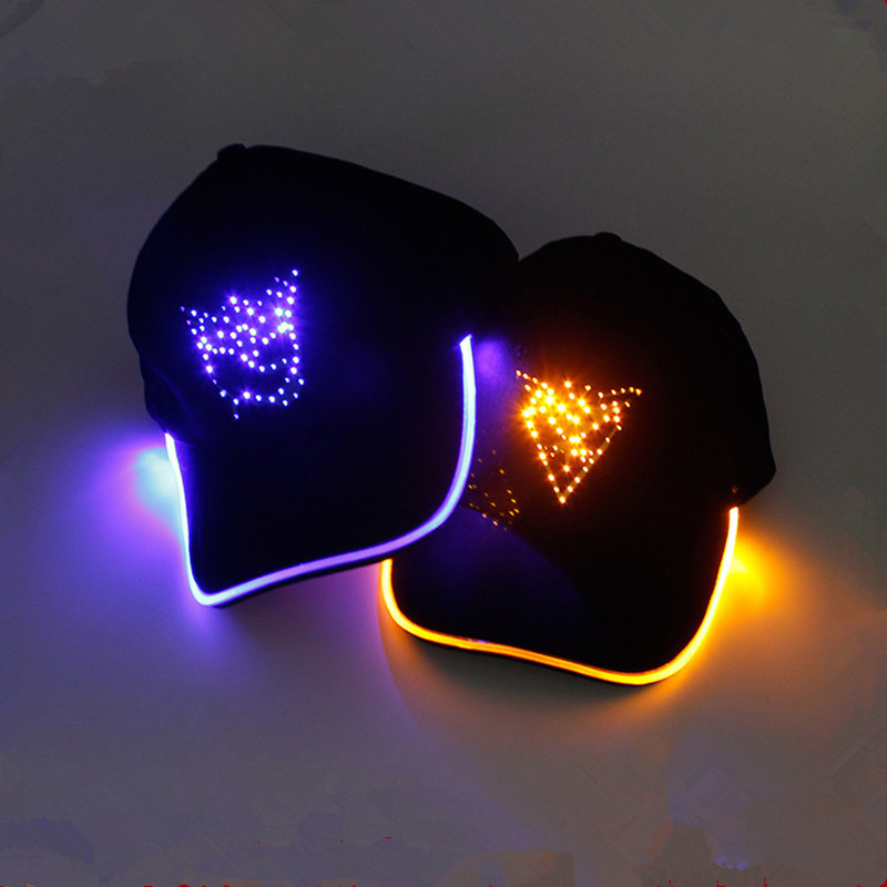 Hot Sale Fashion Sports LED Lighting Cap,Baseball Caps With Led Lights,Led Light Up Hat