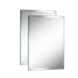 High quality frameless beveled mirror for bathroom