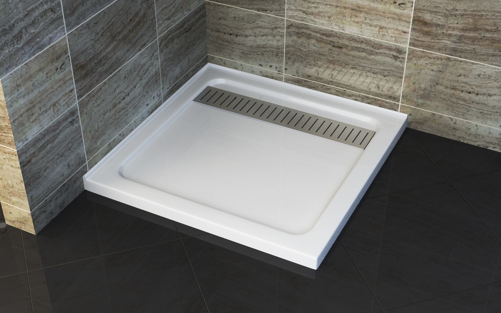 Floor Base Resin Shower Tray Showers Suit for  Shower Enclosures