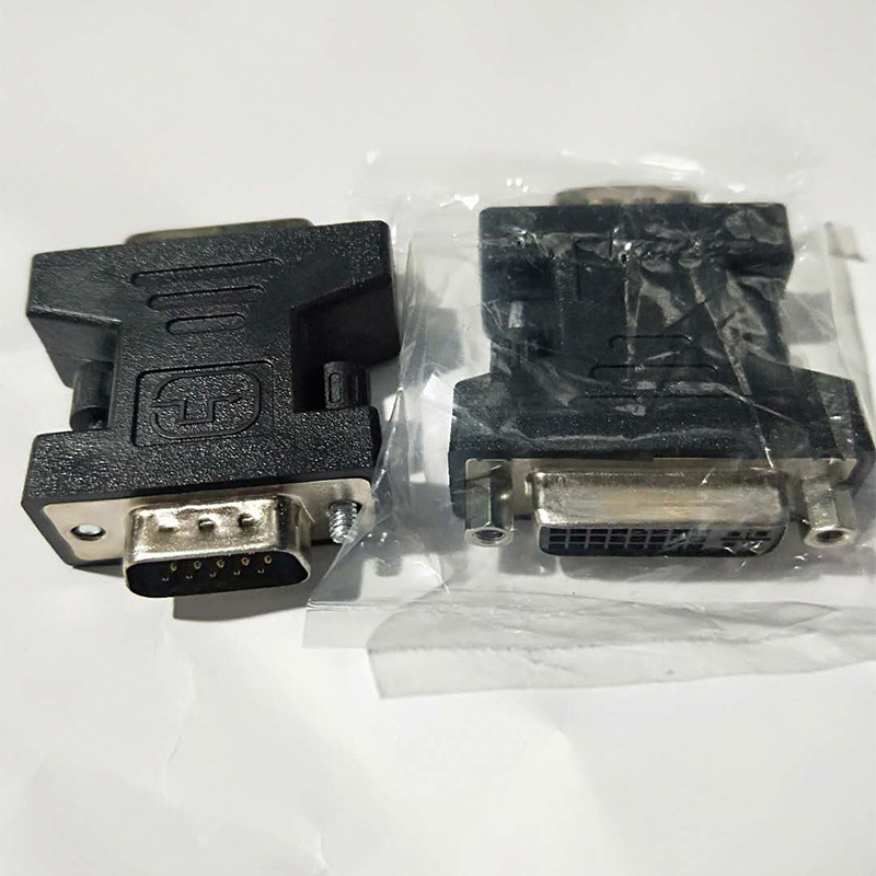 Female DVI  24+5  adapter to VGA male  otg converter adapter  plug to Female DVI 24+5 adapter