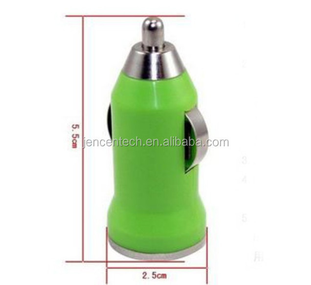 Hot selling cheap price portable mini mobile phone single usb electric Car Charger for car