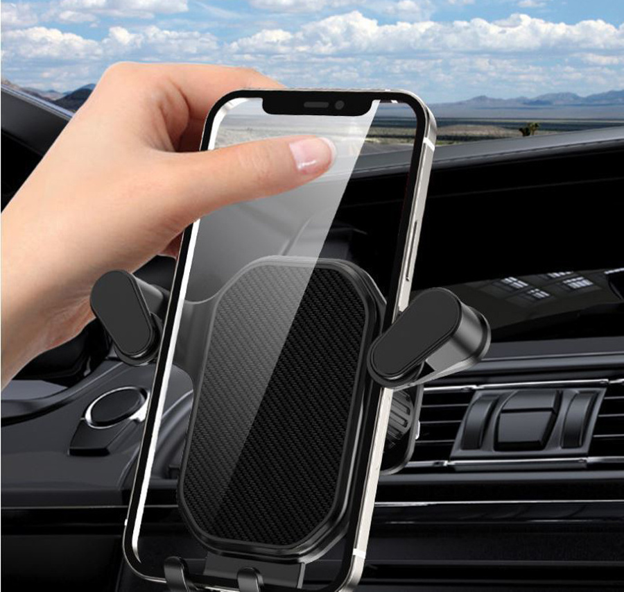 Hot sale Gravity Car Mount air vent Mini 180 Degree Rotation hook phone Holder Racks Mobile Phone Holders for car use