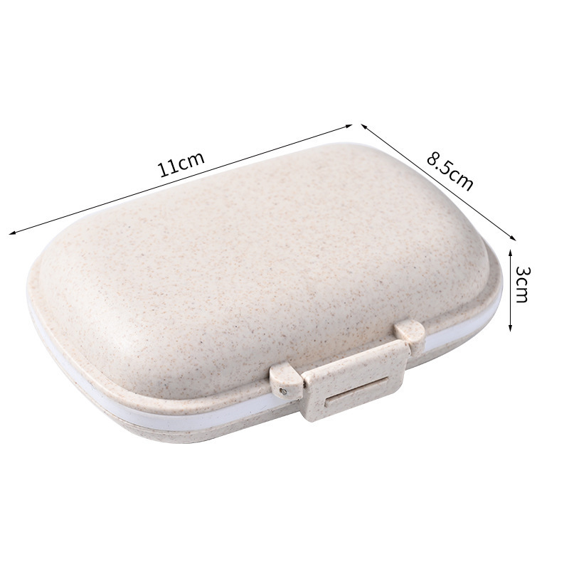 Portable  Pill Case Pocket 8 Compartments Drug Box Mini Pharmacy Small Travel Pill Organizer for Weekly Outdoor Travel