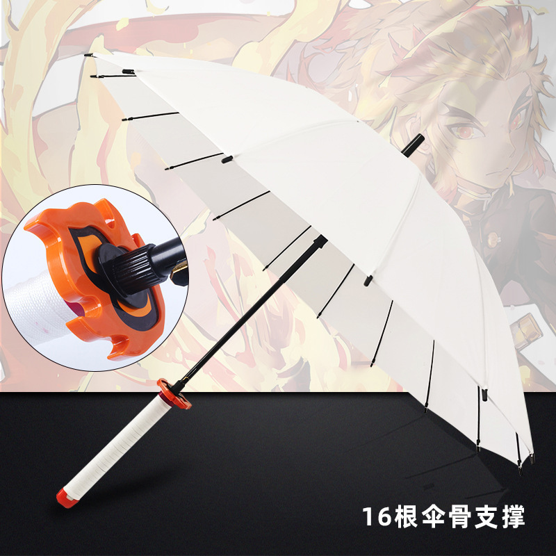 Anime umbrella long handle umbrellas  knife umbrellas  animation ghost kill blade fine samurai personality creative