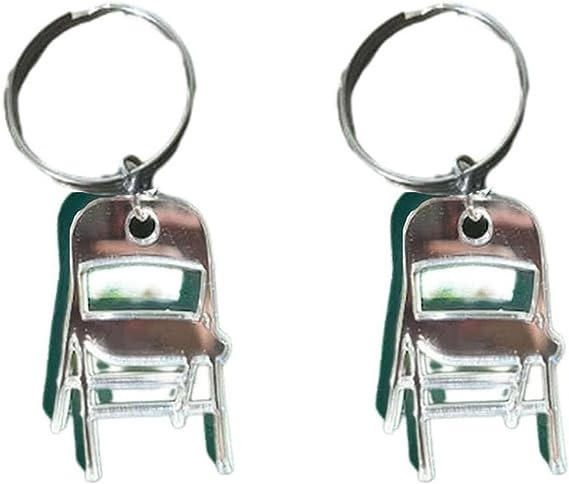 Brawl Chair Keychain  Folding Chair Key Chain  Montgomery Riverboat Brawl Chair Keychain