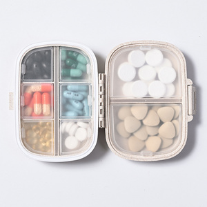 Portable  Pill Case Pocket 8 Compartments Drug Box Mini Pharmacy Small Travel Pill Organizer for Weekly Outdoor Travel