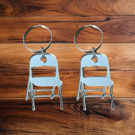 Brawl Chair Keychain  Folding Chair Key Chain  Montgomery Riverboat Brawl Chair Keychain