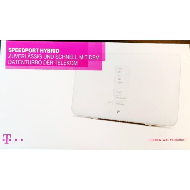 Unlocked Telekom Speed port Hybrid modem router 2 LTE Antenna WLAN DSL Router PK HG659 TR069