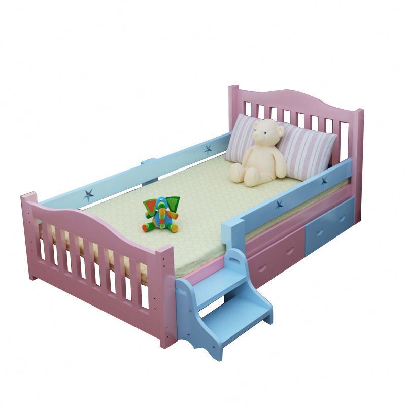 YQ JENMW Hot selling solid wood children bed kindergarten cartoon children bed