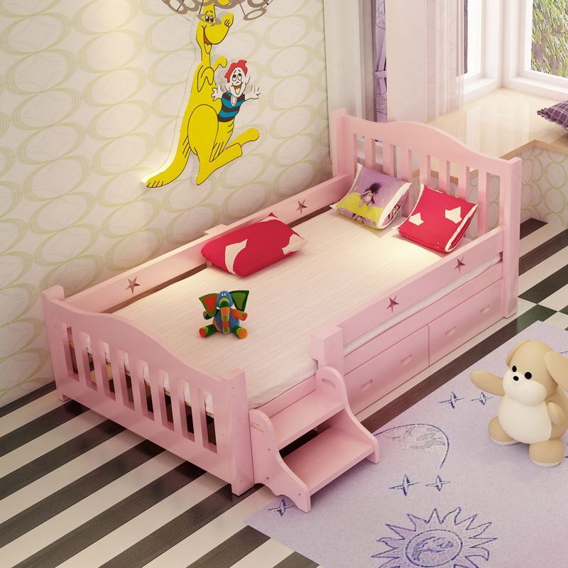 YQ JENMW Hot selling solid wood children bed kindergarten cartoon children bed