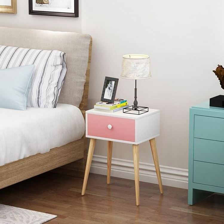 YQ JENMW Wholesale Simple Japanese Bedside Table Modern Creative Storage Cabinet