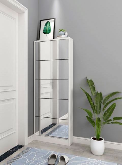 YQ JENMW Shoe cabinets with mirrors are the most affordable