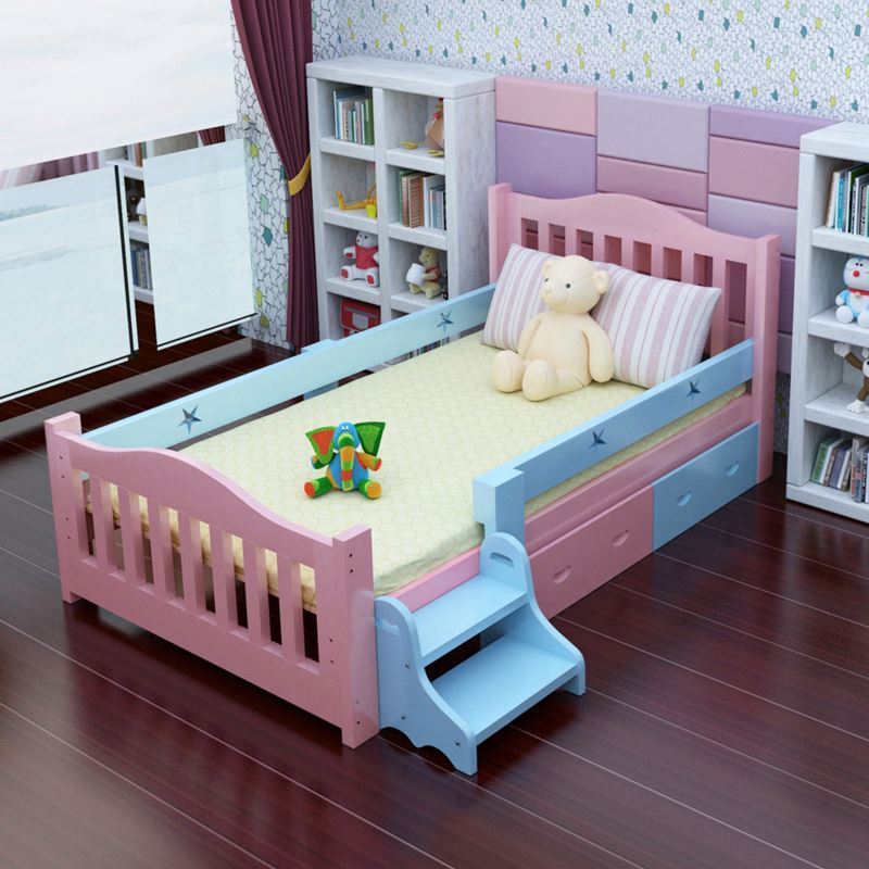 YQ JENMW Hot selling solid wood children bed kindergarten cartoon children bed