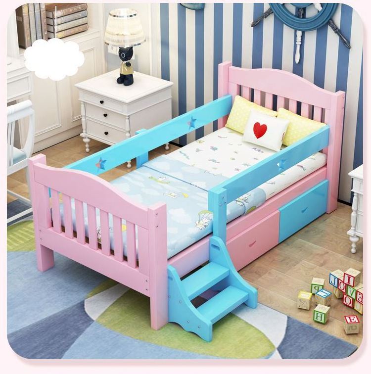 YQ JENMW Princess Lit Enfant Wholesale Wooden Children Beds For Adult /Children  Bed/Cheap Wooden Kids Cot Beds