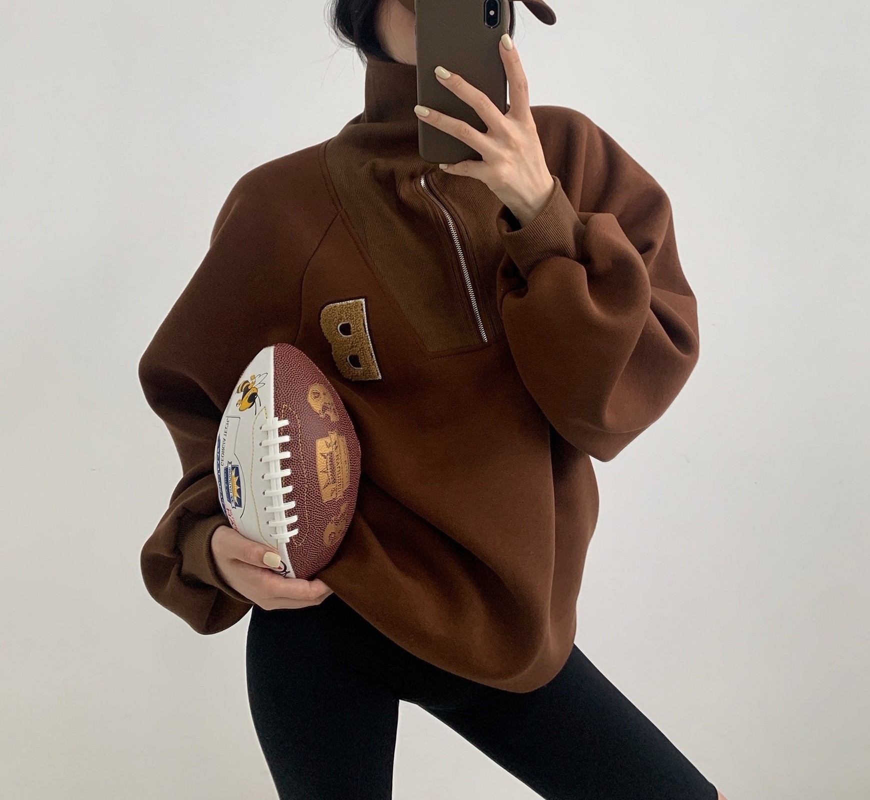 Custom Brown Cashmere Sweater Hoodies for Women , Luxurious Cashmere Hoodie Collection/