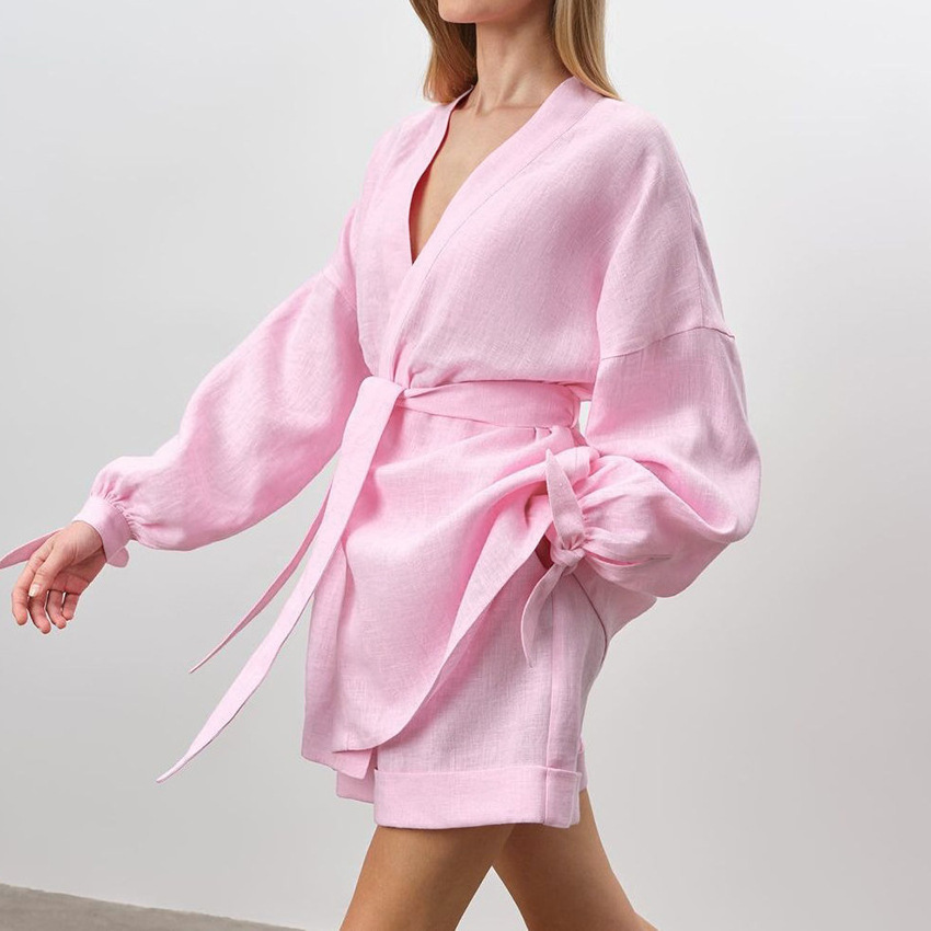 Custom Cotton Jacquard Unisex Bathrobes Luxury Brand Womens, Nighties and Sleepwear New Arrivals/