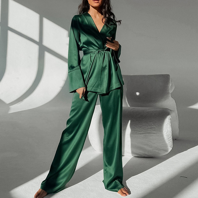 Custom 2 Pieces Pajamas Women Solid Soft Sexy Nightwear Suit Velvet Lingerie, Set Pleated Strap Sleepwear Sets/