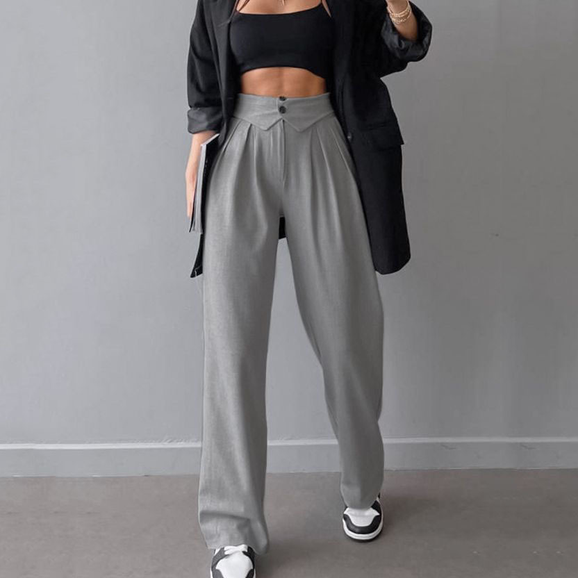 Custom Girl Drawstring Oversized Sweatpants   Loose Cargo Stack Trousers  , Baggy Parachute Pants for Streetwear Fashion/