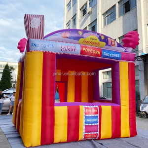 Inflatable Carnival Popcorn Store Inflatable Concession Kiosk Stand Booth Tent