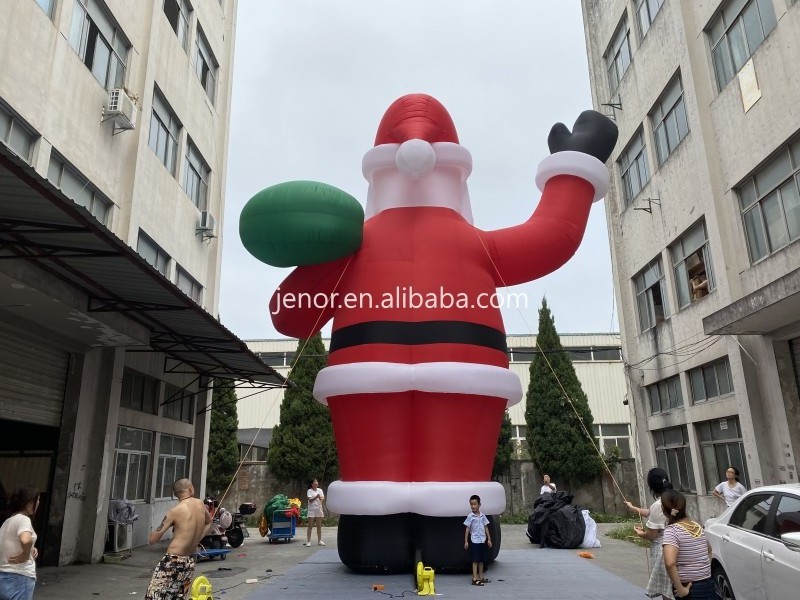 Giant Inflatable Christmas Inflatable Santa Claus Cartoon Outdoor for Xmas Advertising