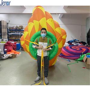 Giant Colorful Inflatable Walking Snail Costume inflatable Mascot For Outdoor Parade Decoration