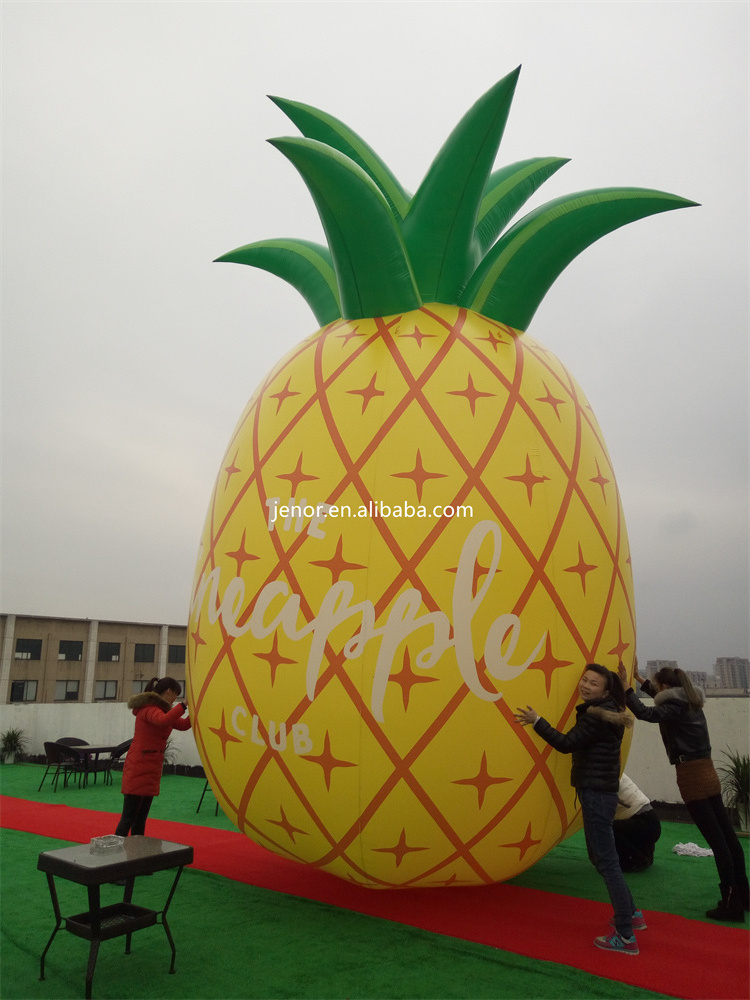 Giant Yellow Inflatable Pineapple Fruit Model for Advertising