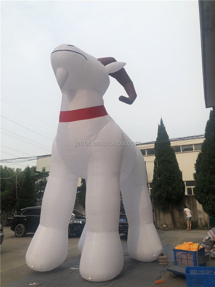 Giant High Inflatable Goat Animal Mascot for Outdoor Advertising