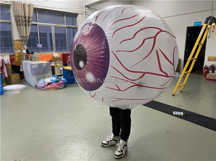 Hot Sale Cheap Custom Inflatable Eyeball Costume with Logo for Advertising