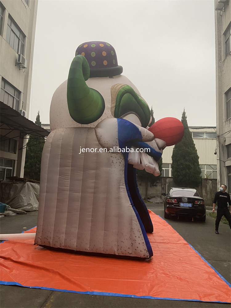 Circus Entry Decor Inflatable Clown Head Entrance Arch for Halloween Party