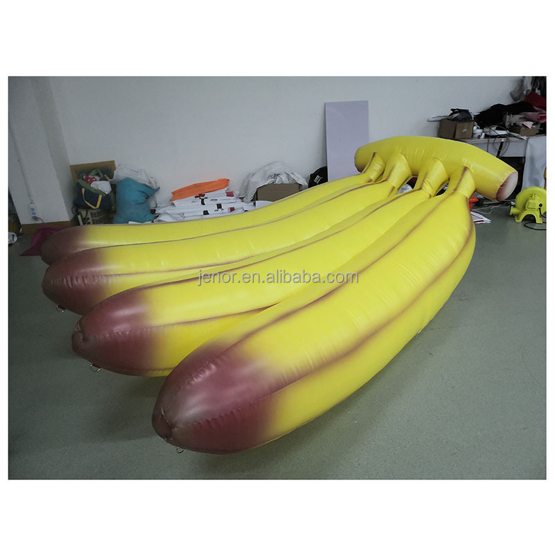 Giant Light Inflatable Bananas Advertising Fruit Model for Advertising Decoration