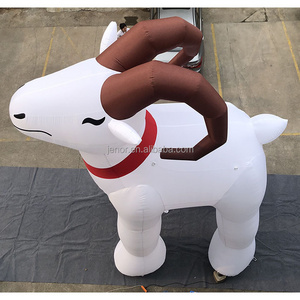 Giant High Inflatable Goat Animal Mascot for Outdoor Advertising