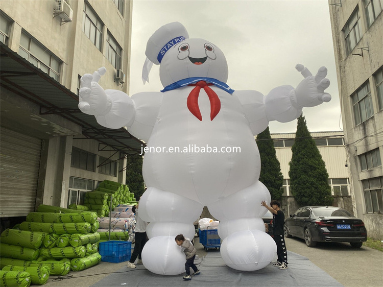 Outdoor Advertising Inflatable Stay Puft Marshmallow Man Cartoon Character