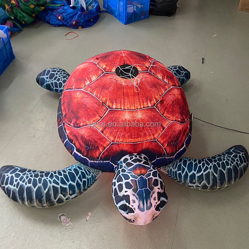 Marine Animal Inflatable Sea Turtle With Light Inflatable Tortoise For Themed Party decoration