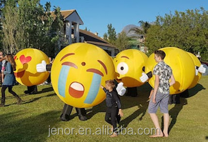 Happy Face inflatable emotion Costume for Adult