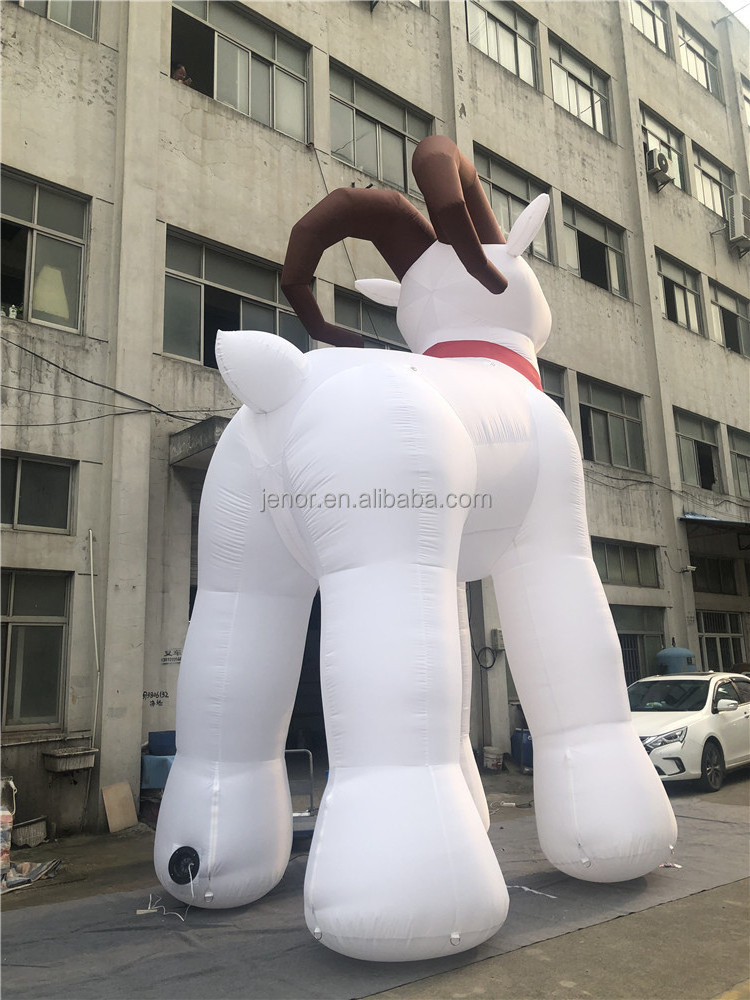 Giant High Inflatable Goat Animal Mascot for Outdoor Advertising