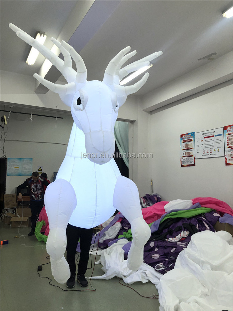 Christmas Party Parade Decoration Inflatable Walking Reindeer Costume