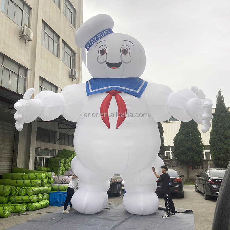 Outdoor Advertising Inflatable Stay Puft Marshmallow Man Cartoon Character